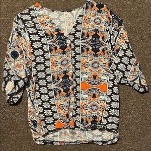 Floral Patterned Women's Top